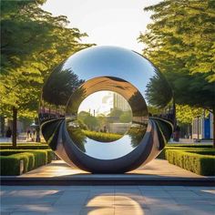 garden sphere sculpture,stainless steel sphere sculpture,sphere sculpture,the sphere sculpture,metal sphere sculpture,stainless steel sculpture,mirror sculpture,large sphere garden sculpture,metal sphere garden sculpture,sphere garden sculpture Garden Spheres, Z Arts, Sculpture Art, Stainless Steel, Mirror