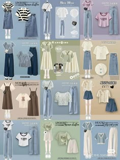 Summer Mute Color Palettes Outfit, Mute Summer Outfit Ideas, Summer Mute Color Palettes, Summer Mute Outfit, Summer Mute Fashion, Mute Autumn Outfits, Japan Ootd Summer, Autumn Mute Outfit, Muted Summer Outfits