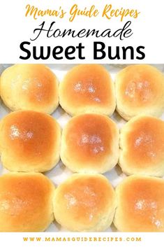 these homemade sweet buns are so good and easy to make