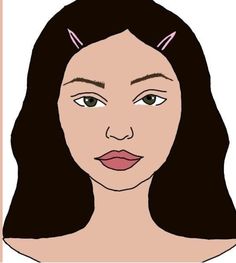 a drawing of a woman with cat ears on her head