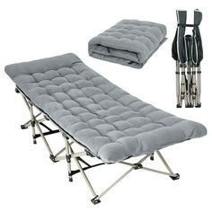 an image of a portable bed set up