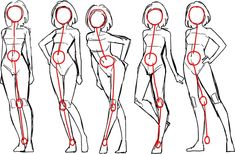 an image of how to draw female body