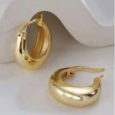 Anthropologie Mia Minimalist Trendy Thick Gold Hoop Earrings Very Good Quality Hypoallergenic Cadmium Free Nickel Free Brand New A Little About Me/ Us First And Foremost I Love To Make Others Happy! I Am Very Friendly And Personable. I Try My Best To See What Is Trendy/Current Fashion To Purchase I Do Not Post Items I Don’t Physically Have In My Possession. Please Take Into Consideration That We Don’t Get Things For Free. Also Posh Automatically Takes 20% So There Is A Limit To How Low We Can Go. The More You Buy The Better The Discount. My Favorite Brands To Source Are Zara, Anthropologie, Farm Rio, And Free People. Clothing, Houseware Elegant Adjustable Metal Huggie Earrings, Elegant Adjustable Hoop Earrings For Everyday, Elegant Everyday Circle Huggie Earrings, Elegant Everyday Hoop Earrings With Simple Design, Elegant Simple Hoop Earrings For Everyday, Elegant Simple Design Hoop Earrings For Everyday, Minimalist Circle Hoop Earrings For Formal Occasions, Minimalist Circle Hoop Earrings For Formal Events, Elegant Gold Circle Huggie Earrings