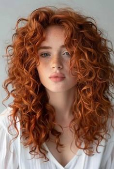 Wine Red Bob Hair, Brown Hair With Bright Red Highlights, Red Hair Character Inspiration, Curly Red Hair Naturally, Red Heads With Blonde Highlights, Copper Hair Blue Eyes, Shaggy Red Hair, Warm Auburn Hair Color, Curly Copper Hair