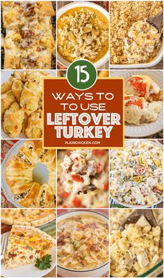 the top ten ways to use leftover turkey in this thanksgiving dinner recipe roundup