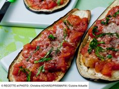 baked stuffed eggplant with tomato sauce and herbs