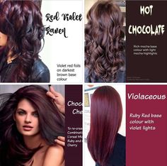 Shades Eq Red Violet Formula, Redken Violet Formula, Plum Hair Color Formula, Red Hair With Violet Undertones, Red Violet Hair Color Formulas, Red Violet Hair Color, Hair Color Crazy, Hair Due, Hair Brained