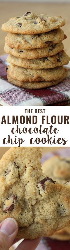 the best almond flour chocolate chip cookies