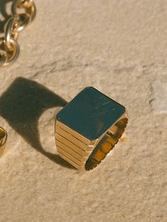 Watch Signet Ring: Gold Plated Signet Ring Gold, School Rings, Dark Wings, Paper Umbrellas, Signet Ring Men, Simply Irresistible, Gold Plated Rings, Mens Accessories Fashion, The Horizon