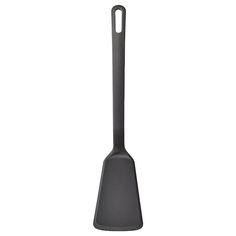 a gray spatula on a white background