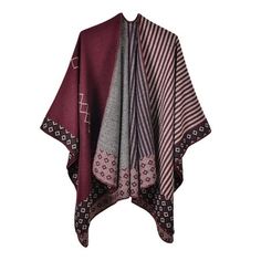 Zuhui Womens Christmas Shawl Wrap, Women's Plaid Printed Shawl Fashionable Warm Soft Cardigans Scarf Gift Double Sided Thickened Multi-Color One Size Features: It is made of materials,durable enought for your daily wearing. As the scarf pairs with all-season uniforms or daily outfit, it can be wore in multiple occasions, such as party, wedding, dating, working in office, shopping, commute, almost all occasions. And we offer you an array of colors to easily with your daily outfits. Winter Knit Lo Scarf Cardigan, Poncho Women, Warm Shawl, Poncho Cardigan, Cashmere Poncho, Branded Scarves, Cashmere Blanket, Soft Cardigan, Scarf Poncho