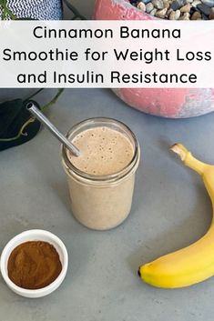 Vegan Low Fat, Banana And Cinnamon, Cinnamon Smoothie, Banana Drinks, Cinnamon Banana, Healthy Smoothie, Banana Smoothie, Fat Burning Drinks, Smoothie Recipes Healthy