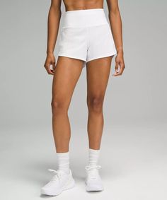 Speed Up High-Rise Lined Short 4" | Women's Shorts | lululemon Lululemon Speed Up Shorts, Xmas 2024, Lululemon Outfits, Shorts Lululemon, Lululemon Shorts, Bare Necessities, High Rise Shorts, Sport Wear, Christmas Wishlist