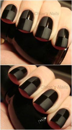 40 Frightening and Fun Halloween Nail Art Designs You Can Do Yourself Halloween Nail Art Designs, Fun Halloween Nails, Nail Art Designs For Beginners, Nail 2023, Checkered Nails, Red Nail Art Designs, Halloween Nails Diy, Black Halloween Nails, Easy Nail Art Designs