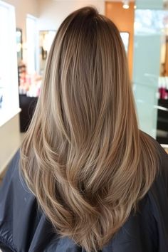 Layered Haircuts Straight Hair, Layered Haircuts Straight, V Shaped Haircut, Rambut Brunette, Haircuts For Long Hair With Layers, Brown Hair Inspo, Hairstyles For Layered Hair, Long Layered Haircuts, Blonde Hair Inspiration