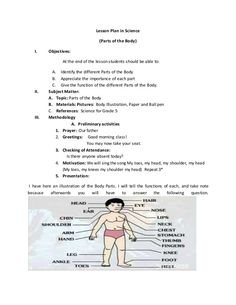 the body and its parts worksheet is shown in this diagram, which shows how to