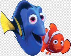 finding nemo and dory from the disney pixar movie, hd png