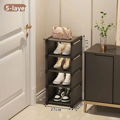 48176896639290 Space Saving Shoe Rack, Shoe Hanger, Stackable Shelves, Steel Shoes, Adjustable Shoes, Shoe Storage Rack, Shoe Rack Organization, Luxury Belts, Shoe Shelf