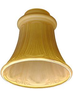 a yellow light fixture hanging from the ceiling