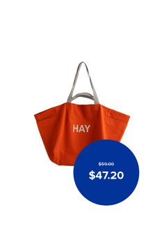 HAY's Weekend bag is a carefree companion for summery trips to the beach or a grocery haul. The large canvas tote has a clever pocket on each end for keeping smaller items within reach. Two sets of handles in different lengths make the Weekend bag easy to carry: let it hang on your shoulder or just grab it and go. Perfected with HAY’s logo, the cotton bag is also perfect for organizing – use it as a laundry bag or as storage for kids' toys, for example. Summer Cotton Shoulder Bag With Pockets, Cotton Beach Bag With Pockets For Travel, Orange Canvas Travel Bag, Summer Beach Bag With Pockets For Everyday, Summer Cotton Bag With Pockets, Summer Cotton Bags With Pockets, Summer Tote Canvas Bag For Shopping, Summer Shopping Tote Canvas Bag, Summer Weekend Cotton Beach Bag