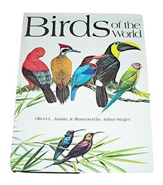 birds of the world book on white background