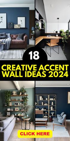 Make a lasting, unforgettable first impression with our stunning creative accent wall ideas 2024 collection, tailored specifically for transforming any entryway. Dive into a world brimming with possibilities and create a welcoming, stylish space that captures your unique aesthetic. Edgy Accent Wall, Multiple Accent Walls, Accent Wall With Artwork, Accent Wall Small Living Room, Black Pattern Accent Wall, Cyberspace Accent Wall, Accent Wall Home Office, Bold Geometric Wallpaper Accent Wall