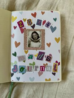 My Life Scrapbook Ideas, Scrapbook Journal Memories, Letter Scrapbook Ideas, Junk Journal Scrapbook Ideas, Memory Junk Journal, Birthday Junk Journal, Back To School Journal Ideas, Journal Starting Page Ideas, Journal Dump Ideas