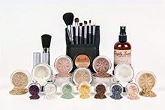 ULTIMATE KIT (FAIR 2) Full Size Mineral Makeup Set Matte Foundation Kit Bare Face Sheer Powder Cover #makeup Green Corrector, Hydrating Mist, Mineral Makeup, All Natural Skin Care, Mineral Foundation, Makeup Setting Spray, Bare Face