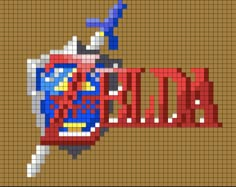 an image of a pixel art with the word mine on it