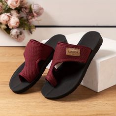 Patterned:Solid colorMaterial:FabricClosure:Slip-onToe Style:Open ToeAll-season:All-seasonHeel Hight:Flat HeelItem ID:BT28613 Coffee Sizes, Summer Flats, Casual Flats, Casual Sandals, Summer Shoes, Slide Sandals, Black Shoes, Open Toe, Slip On