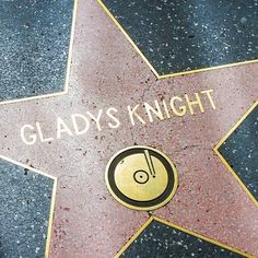 there is a star on the hollywood walk of fame that says glady's knight