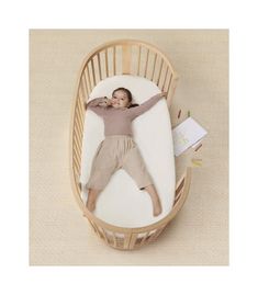 Stokke Sleepi Crib, Bed Extension, Stokke Sleepi, Wooden Cribs, Newborn Crib, Small Nurseries, Nursing Pillows, Adjustable Mattress, Mini Crib