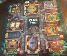 the board game clue is on display for people to see