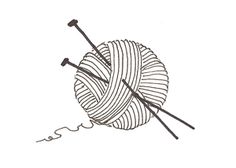 a ball of yarn and two knitting needles on a white background with the words, how to crochet for beginners