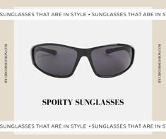 The top 7 sunglasses that are in style for 2023 #springfashion #summerfashion #sunglassstyle Sporty Sunglasses