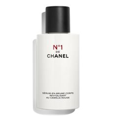 N°1 DE CHANEL Revitalizing Body Serum-in-Mist - CHANEL | Ulta Beauty Chanel Serum, Chanel Foundation, Red Camellia, Camellia Oil, Foaming Facial Cleanser, Chanel Collection, Chanel Beauty, Camellia Flower, Body Serum