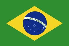 the flag of brazil is shown in blue and yellow, with white stars on it