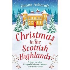 christmas in the scottish highlands by donna ashcottt, paperback book cover art print