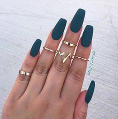 36 Best Coffin Nail Designs You Should be Rocking in 2020 Matte Nail Art, Super Nails, Acrylic Nail Art, Acrylic Nails Coffin, Nailed It, Lily Collins, Nail Arts, White Bedroom, Matte Nails