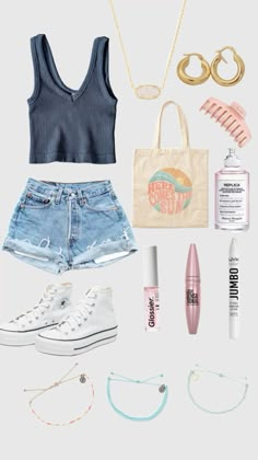 Be Achy Outfits, Summer Clothes Inspo 2024, Outfits For Summer 2024, Beach Vacation Outfit Inspiration, Outfit Ideas Layout Summer, Cute Outfit Inspo Summer, Preppy Summer Clothes, Spring Fits For School, Summer Outfits Layout