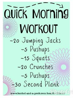 Quick Easy Workouts, Quick Morning Workout, Workout Morning, Motivasi Diet, Trening Fitness, Best Cardio, Cardio Training, At Home Workout Plan, Weight Workout Plan