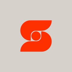 the letter b is made up of red letters and an orange circle on top of it