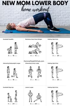 the new mom lower body workout is here to help you get ready for your baby's birth