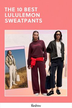 Needing sweatpants? Our list of the ten best lululemon sweatpants has it all, including picks for all genders and recs from PureWow editors. From performance-based pairs for your man to stylish joggers for yourself, you’ll want to save this for your activewear shopping spree. Lululemon Sweatpants, Tapered Sweatpants, Sweatpants Style, Athleisure Outfits, Shop Mens Clothing