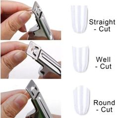 "False Nail Clippers/Clamp Clippers Special Type \"U\" Cut - Manicure Tool FEATURES AND SPECIFICATION: ~Nail Art UV Acrylic False Nail Clipper Edge Cutter Tips. ~100% brand new and high quality ~Easily press, gentler on joints. ~High Quality Durable stainless steel, durable enough for your daily use. ~Durable spring which can be used for a long time. ~Great for cutting nails of hands or toes. ~Easily cuts nails into desired length with a smooth edge. ~Suitable for home and Professional Salon use Nail Polish Gift, Nail Equipment, Fingernail Clippers, Acrylic Tips, How To Cut Nails, Transparent Nails, Backless Bodysuit, French Acrylic Nails, Professional Nail Art