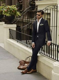 Impeccable! #Perfectyourself #Zappos Gentleman Mode, Suit Combinations, Style College, Top Street Style, Divine Masculine, Fashionable Men, Well Dressed Man