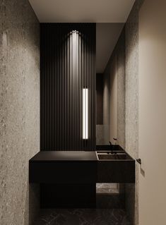 a bathroom with a sink and counter top