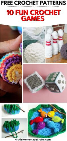 free crochet patterns for 10 fun crochet games