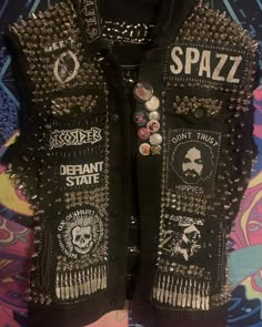 Battle Vest Punk, Crust Pants, Punk Vest, Punk Subculture