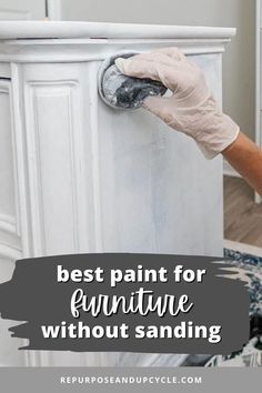 the best paint for furniture without sanding